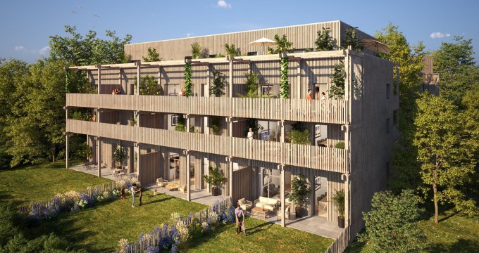 Achat / Vente appartement neuf La Chapelle-sur-Erdre en plein coeur d'un parc (44240) - Réf. 8272