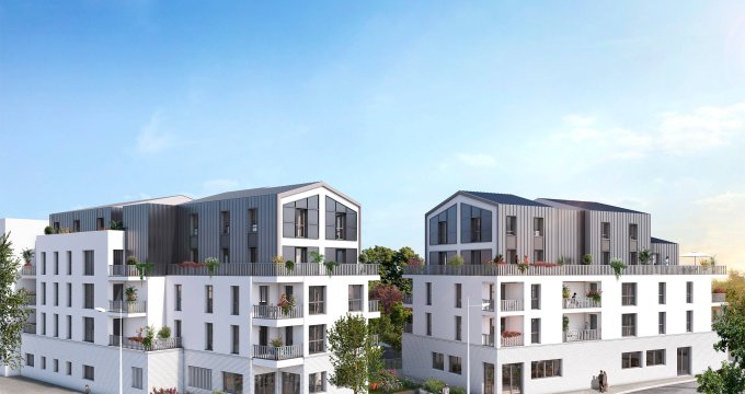 Achat / Vente appartement neuf Rezé au cœur du quartier Butte de Praud (44400) - Réf. 6162