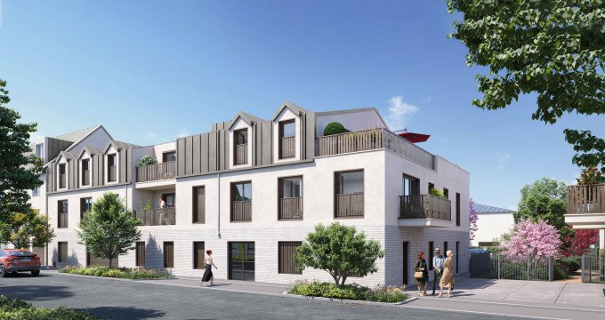 Achat / Vente appartement neuf Sautron cœur de ville face au Parc de la Linière (44880) - Réf. 11501