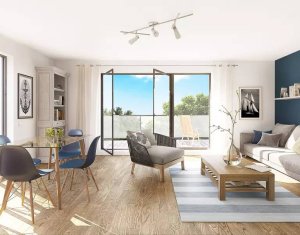 Achat / Vente appartement neuf Guérande à moins de 15 min en voiture des plages (44350) - Réf. 12281
