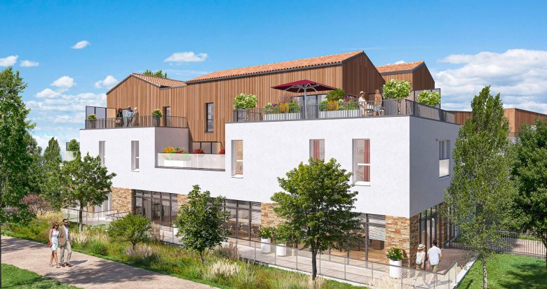 Achat / Vente appartement neuf Bouaye en coeur de ville et proche gare TER (44830) - Réf. 13811