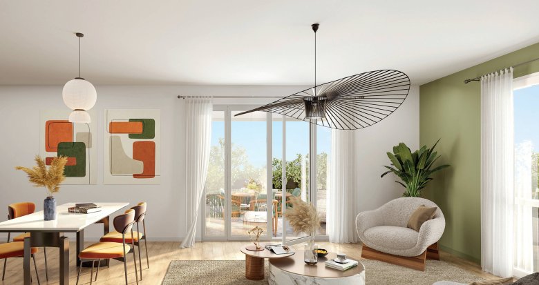 Achat / Vente appartement neuf Nantes à 5 min à pied du tramway ligne 1 (44000) - Réf. 12334