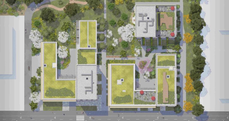 Achat / Vente appartement neuf Nantes à deux pas du centre commercial Beaulieu (44000) - Réf. 8317