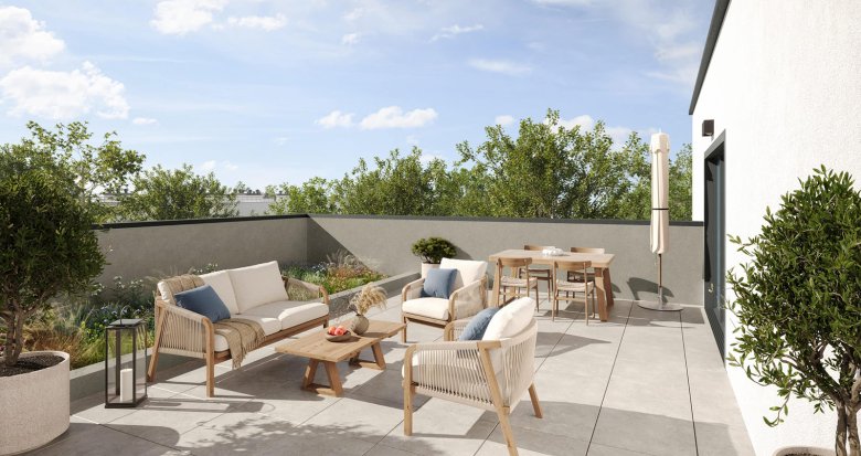 Achat / Vente appartement neuf Nantes face au Parc de Procé proche commerces (44000) - Réf. 13118