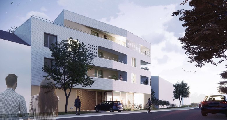 Achat / Vente appartement neuf Nantes proche Parc de la Gaudinière à 10 min du T3 (44000) - Réf. 11573