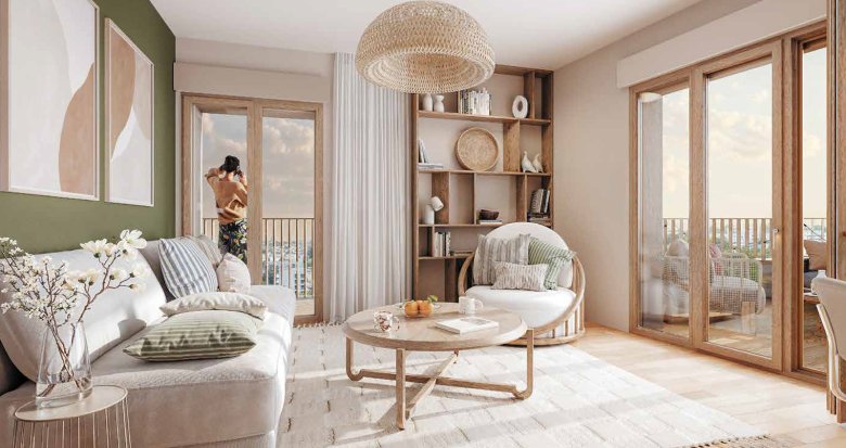 Achat / Vente appartement neuf Nantes quartier Bottière-Chénaie proche tramway (44000) - Réf. 12901