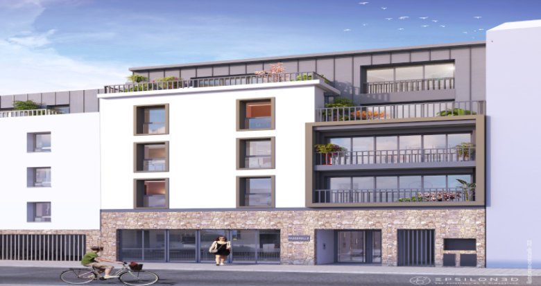 Achat / Vente appartement neuf Nantes quartier Hauts Pavés (44000) - Réf. 5826