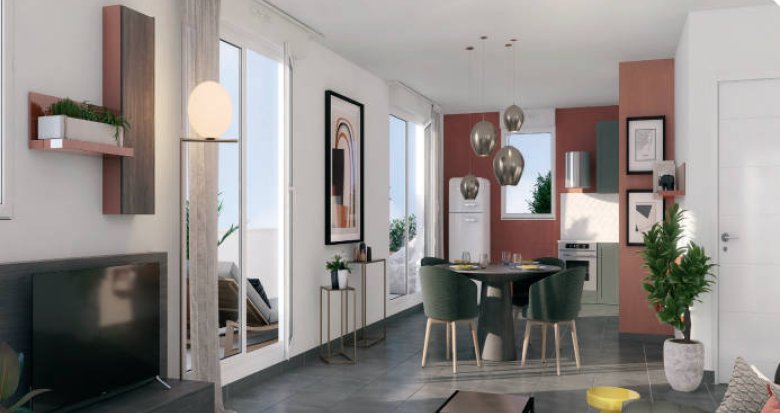 Achat / Vente appartement neuf Nantes quartier Sainte Thérèse au pied du tramway 3 (44000) - Réf. 6950