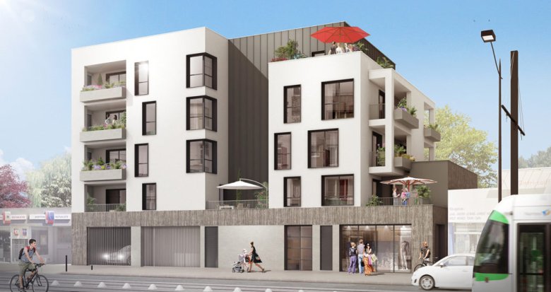 Achat / Vente appartement neuf Nantes quartier Sainte Thérèse au pied du tramway 3 (44000) - Réf. 6950