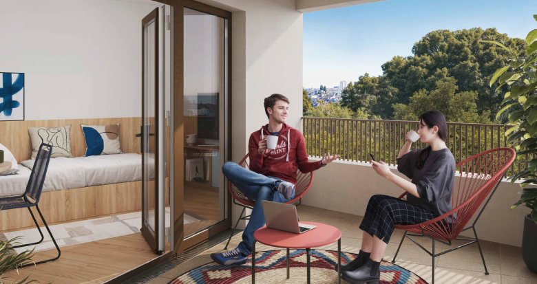 Achat / Vente appartement neuf Nantes résidence étudiante à 20 min à vélo de l’université (44000) - Réf. 11630