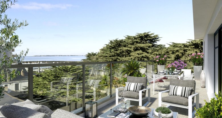 Achat / Vente appartement neuf Pornichet à 500m du port de plaisance et 200m de la plage (44380) - Réf. 13133
