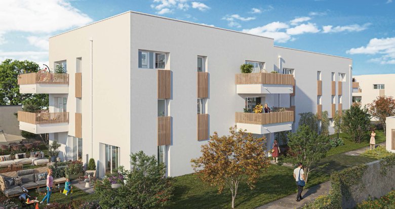 Achat / Vente appartement neuf Rezé cadre verdoyant à 300m du tramway 2 et 3 (44400) - Réf. 13546