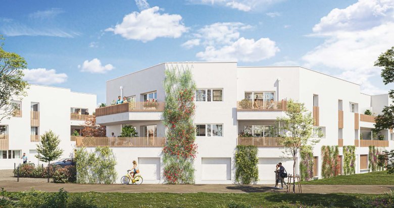 Achat / Vente appartement neuf Rezé cadre verdoyant à 300m du tramway 2 et 3 (44400) - Réf. 13546
