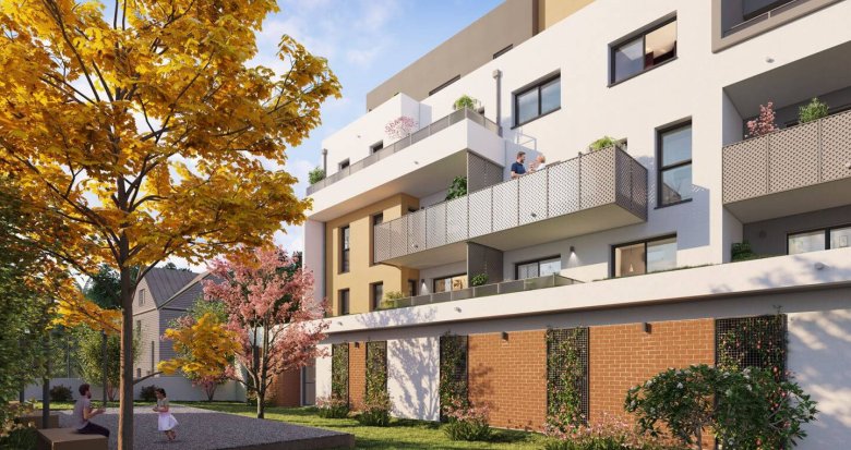 Achat / Vente appartement neuf Saint-Herblain proche de la Chézine (44800) - Réf. 6567