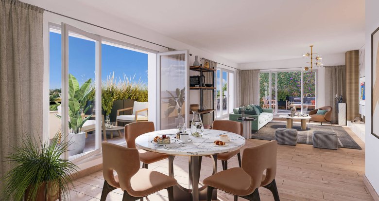Achat / Vente appartement neuf Saint-Nazaire à 5 minutes à pied de la plage de Villès (44600) - Réf. 9582