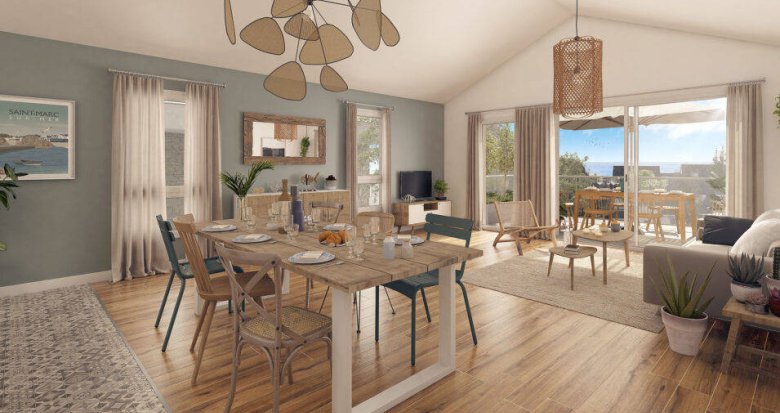 Achat / Vente appartement neuf Saint-Nazaire centre ville de St-Marc-sur-Mer (44600) - Réf. 12197
