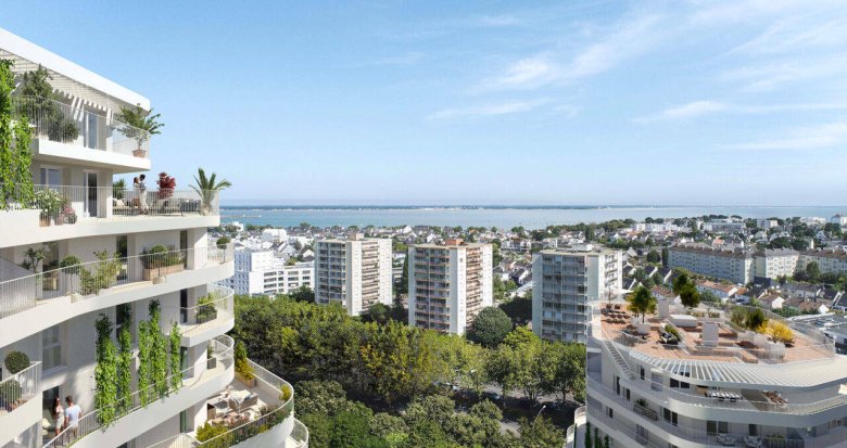 Achat / Vente appartement neuf Saint-Nazaire vue panoramique sur la mer et l’estuaire (44600) - Réf. 6701