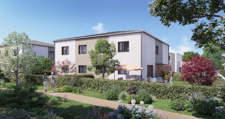 Achat / Vente appartement neuf Sautron cœur de ville face au Parc de la Linière (44880) - Réf. 11501